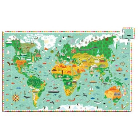 Puzzle 200 pièces - Tour du Monde