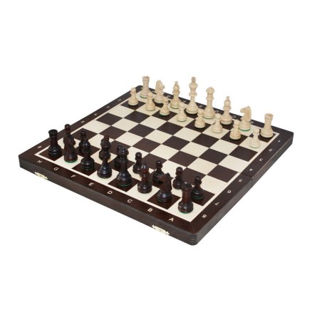 Echecs en bois de wengé pliant T4 LC