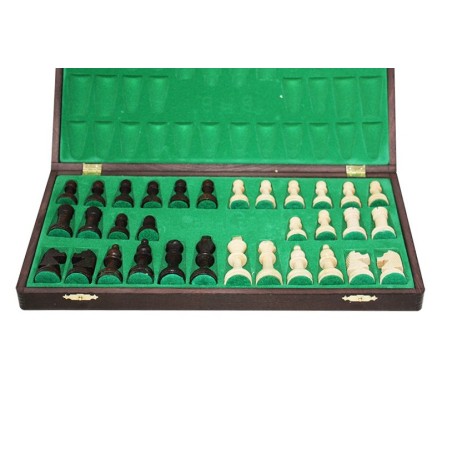 Echecs en bois de wengé pliant T4 LC