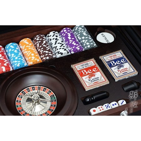 Coffret casino en bois