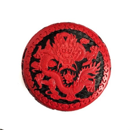 Bols de Go Laqués et Sculptés - Motif Dragon