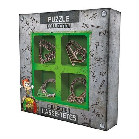 Coffret de 4 Casse-Tête Métal : Junior