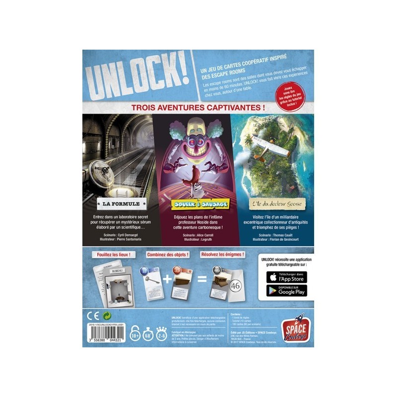 Acheter Unlock ! Escape Adventures - Jeu De Société - Boutique ...