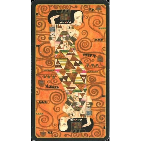 Mini tarot divinatoire Klimt édition doré