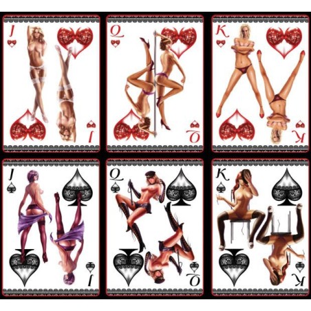 Cartes à jouer Striptease