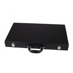 Backgammon Prestige Noir/Gris 38cm