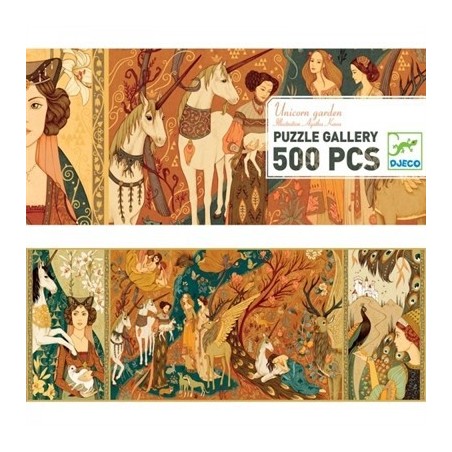 Puzzle 500 pièces - unicorn garden