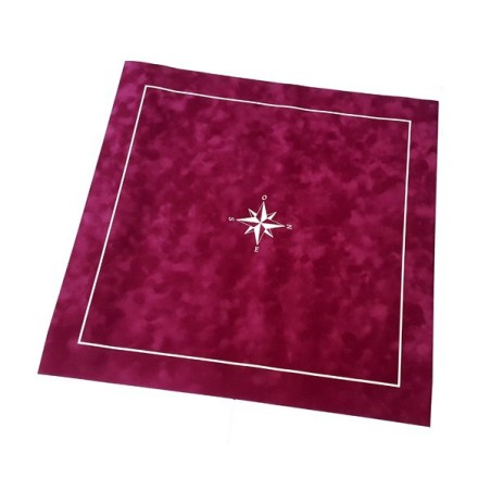 Tapis de cartes Bordeaux 60 cm