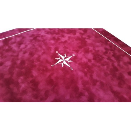 Tapis de cartes Bordeaux 60 cm