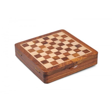 Coffret d'échecs Palissandre 19cm - Top Open