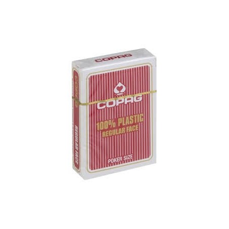 Cartes à jouer Copag poker regular rouge