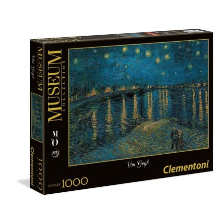 Puzzle 1000 pièces - Nuit étoilée sur le Rhône de Van Gogh