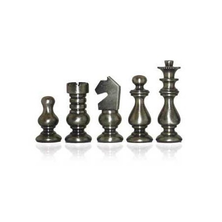 Pièces d'Echecs Métal Classic French - Taille 3