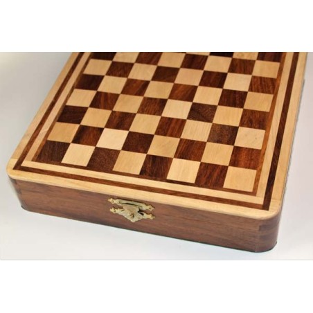 Jeu d'échecs en bois magnétique 20cm