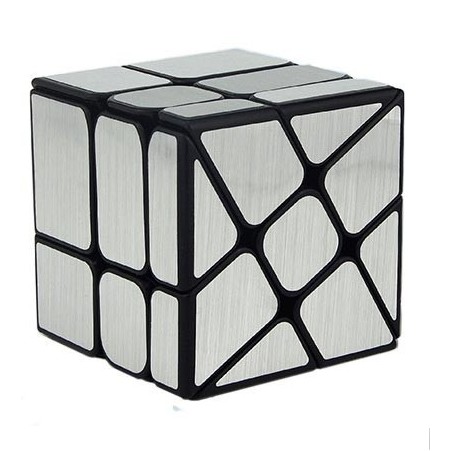 Cube 3x3 Wind Mirror Argent - Moyu