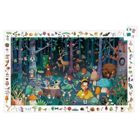 Puzzle 100 pièces - La Forêt Enchantée