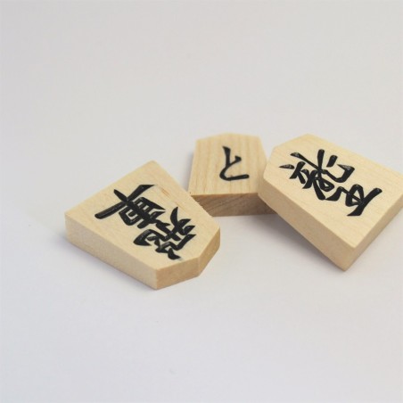 Shogi Pièces Bois Deluxe Tsuge