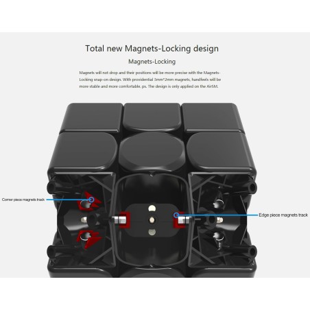 Cube 3x3 Gan 356 Air SM Magnétique