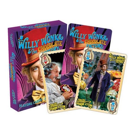 Cartes à jouer Charlie et la chocolaterie - Willy Wonka