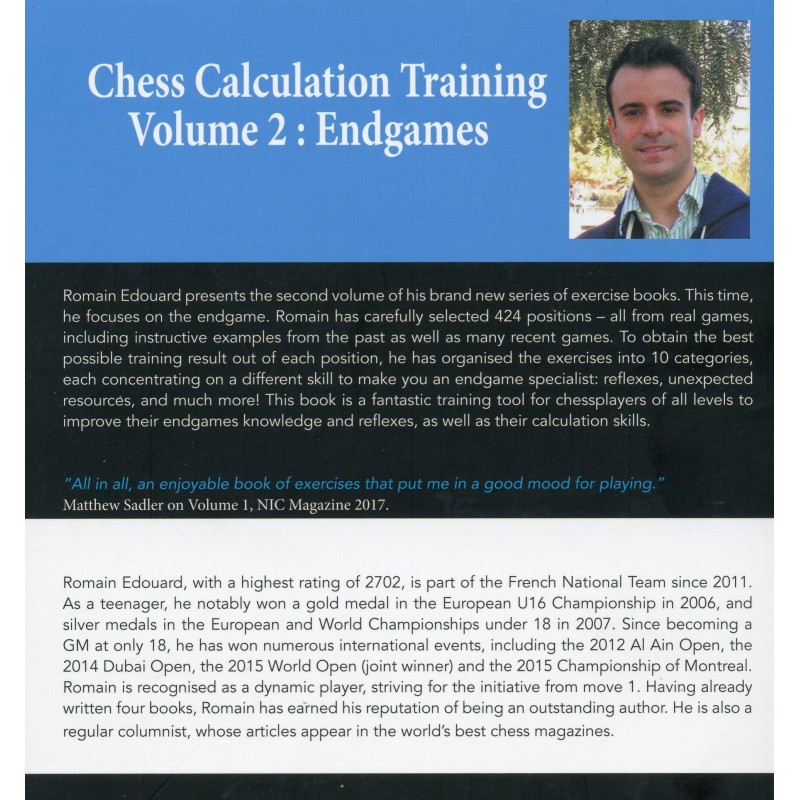 Acheter Edouard - Chess Calculation Training Vol. 2: Endgames ...