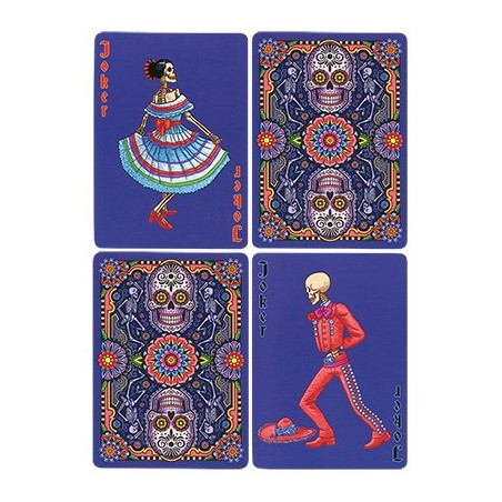 Cartes à jouer Dia de los muertos 