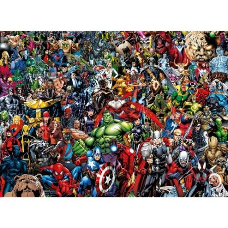 Puzzle 1000 pièces - Impossible puzzle Marvel