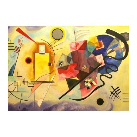 Puzzle 1000 pièces - Jaune, Rouge, Bleu - Kandinsky