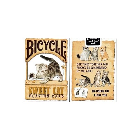 Cartes à jouer Bicycle Sweet Cat