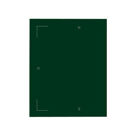 Tapis de bridge pro 77 x 77 cm (vert) en tube