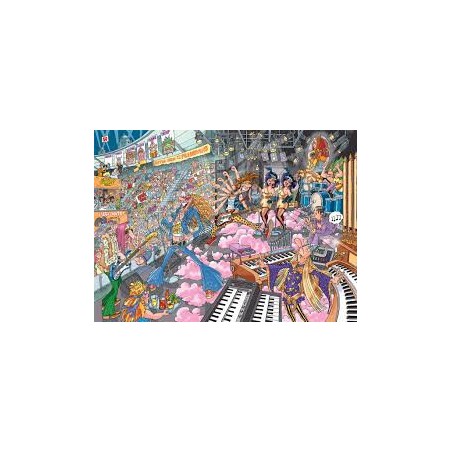 Puzzle 1000 pièces - Old Times Rockers - Wasgij Mystery 16