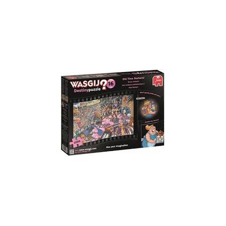 Puzzle 1000 pièces - Old Times Rockers - Wasgij Mystery 16