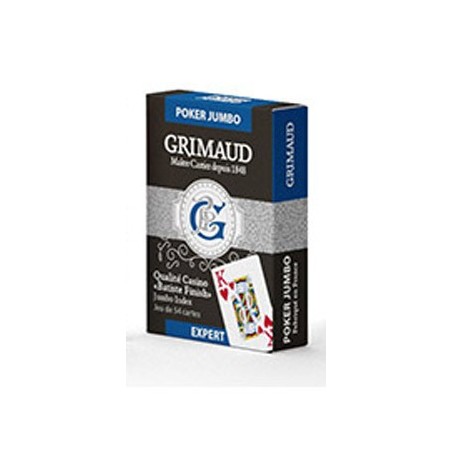 Cartes à jouer Grimaud Expert Poker Jumbo