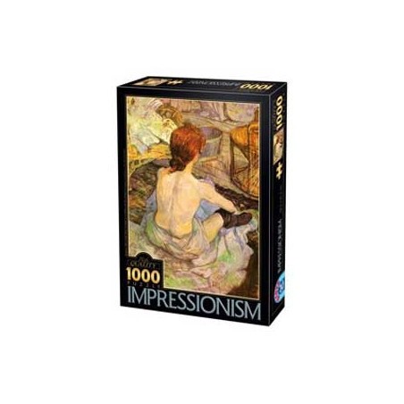 Puzzle 1000 pièces - Femme à la toilette de Toulouse Lautrec