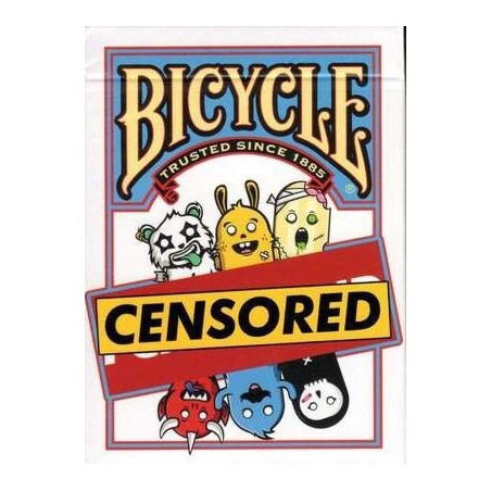 Cartes à jouer Bicycle Censored