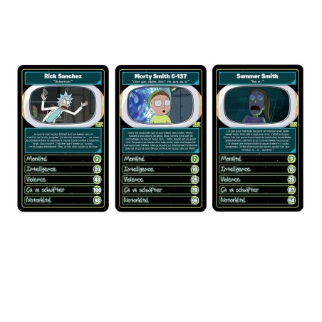 Jeu de cartes bataille - Rick & Morty