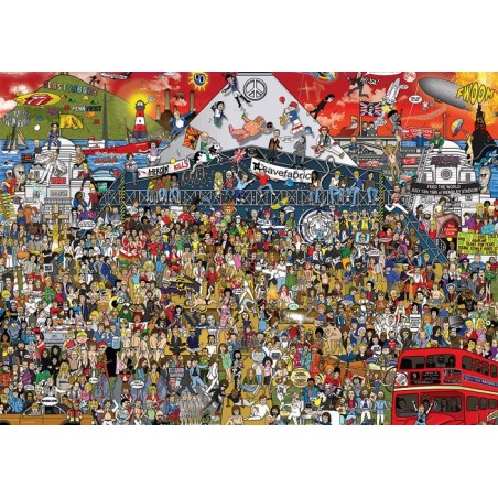 Puzzle 2000 pièces - British Music History