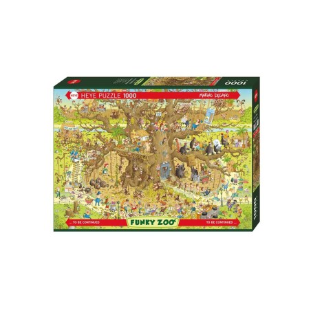 Puzzle 1000 pièces - Monkey Habitat