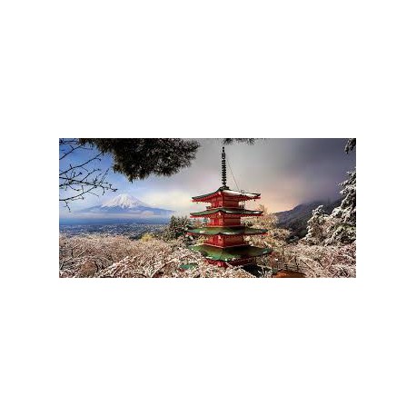 Puzzle 3000 Pièces Mont Fuji Et Pagode Chureito au Japon