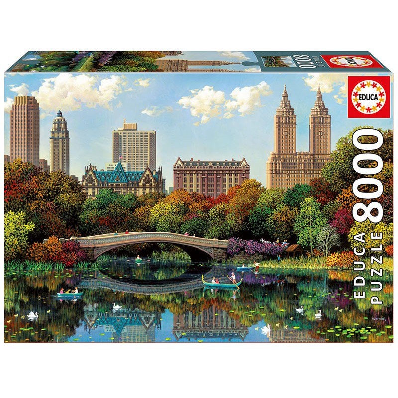 Puzzle 8000 pièces - Central Park Bow Bridge, Chen - Boutique de ...