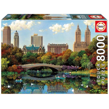 Puzzle 8000 pièces - Central Park Bow Bridge, Alexander Chen