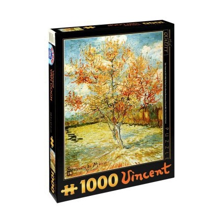 Puzzle 1000 pièces - Arbre Pêcher en Fleur, Van Gogh