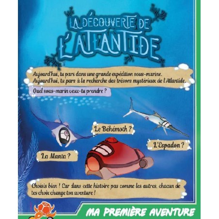 Ma première aventure La découverte de l’Atlantide