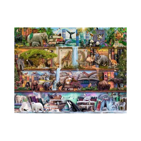 Puzzle 2000 pièces - Magnifique Monde Animal