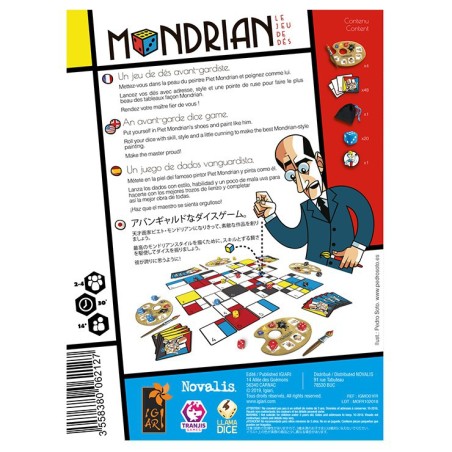 Mondrian - Le jeu de dés