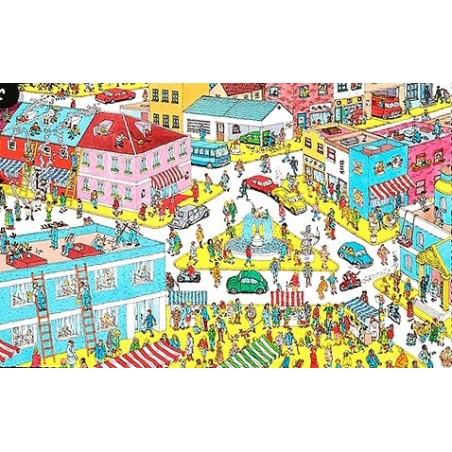 Puzzle 250 pièces - Où est Charlie? - Charlie en ville