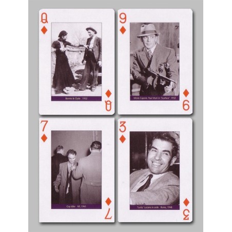 Cartes à jouer Gangsters