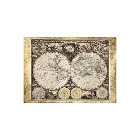 Puzzle 2000 pièces - Mappemonde Historique