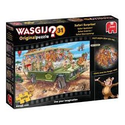 Puzzle 1000 pièces - Wasgij Original 31 "Safari Surprise"