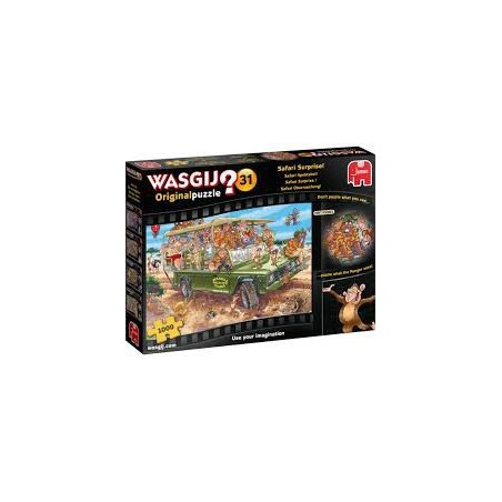 Puzzle 1000 pièces - Wasgij Original 31 "Safari Surprise"