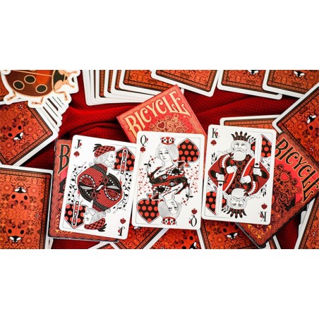 Cartes à jouer Bicycle Ladybug Red